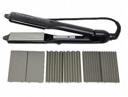 Cortex 4 in 1 wavy or straight מחליק שיער מקצועי עם פלטות מתחלפות לעיצוב קורטקס